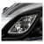 Honda CR-V III (06-) фары передние линзовые черные, с подсветкой DRL, комплект 2 шт.